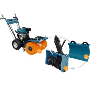 SET 3 in 1 Masina multifunctionala 6.5CP, 60cm - Konner & Sohnen - KS-7HP-MFM-60-SET