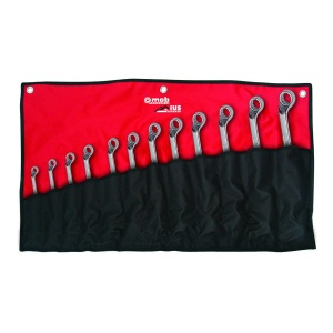 Set chei inelare duble cotite 6-32, in husa - 10 B, 10 piese
