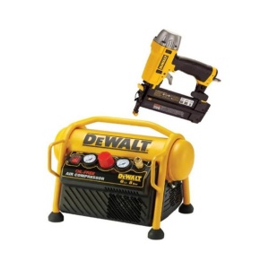 Set compresor de aer + pistol pneumatic DeWalt DPC6MRC/1850, 6 l, 1100 W, 8 bar, 170 l / min, fara ulei + DPN1850