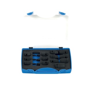 231/4PB4 Trusa capete chei tubulare de impact 1/2 cu profil TX interior si exterior in cutie de plastic / 13 piese - 615227