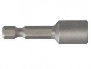 Bit tubular 50 mm cu magnet 1/4" E 6,3, DIM 13,0 , L 50 mm