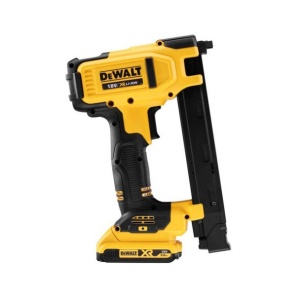 Capsator electricieni Dewalt DCN701D2, cu 2 acumulatori Li-Ion 18 V/2.0 Ah, capacitate magazie 35 buc.