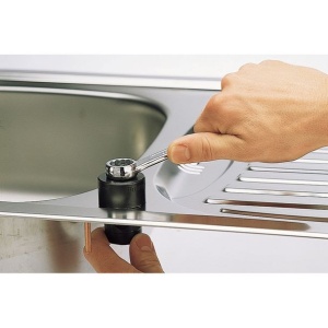 Carota pentru baterii chiuveta Wolfcraft 376100, D32 mm, 1 1/4"