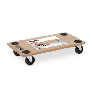 Carucior de transport cu 4 roti mobile Kreator KRT670001, platforma 300 x 600 mm, sarcina max. 200kg