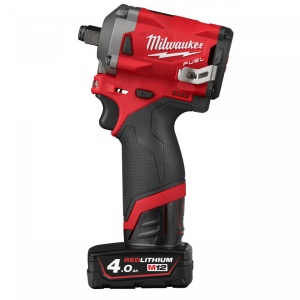 CHEIE DE IMPACT, SUB-COMPACTĂ ½″ FUEL M12 FIWF-422X, CUPLU MAXIM 339 NM, 4 TREPTE, LIVRATA CU ACUMULATORI, INCARCATOR, VALIZA