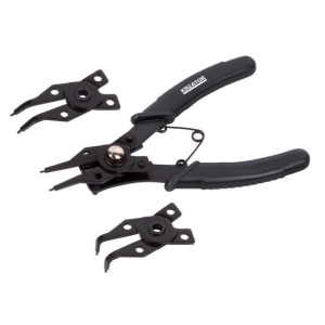 Cleste cu falci interschimbabile pentru inele interioare si exterioare Kreator KRT605105, dimensiune 150 mm, deschidere interioara si exterioara