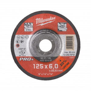 Disc polizat metal Milwaukee PRO+ - SG 27 / 125
