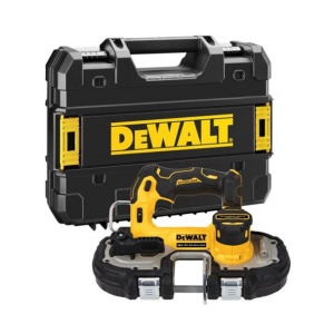 Fierastrau cu banda Dewalt DCS377NT, compatibil cu acumulatori XR Li-Ion 18V, capacitate de taiere 46 mm, cutie TSTAK
