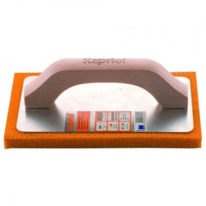 Gletieră cu burete din cauciuc portoacaliu 100x240 mm Kapriol