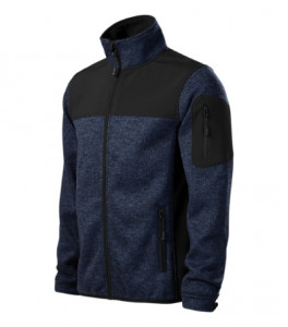 Jachetă softshell pentru bărbaţi knit blue, 350 g/m²