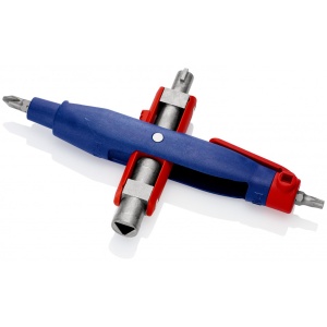 KNIPEX 00 11 07 Cheie pentru tabloul de comandă cu ştift pentru tablouri de comandă şi sisteme de închidere uzuale 145 mm (carton cu autoservire/în blister)