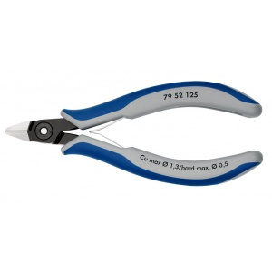 KNIPEX 79 52 125 Șfic de precizie pentru sisteme electronice cu manşoane multicomponent brunat 125 mm