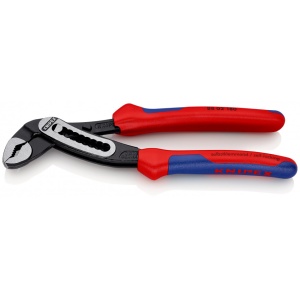 KNIPEX 88 02 180 Alligator® Cleşte pentru pompe de apă cu manşoane multicomponent vopsit negru 180 mm