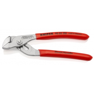 KNIPEX 90 03 125 Clește mini pentru pompe de apă cu articulație canelată acoperite cu plastic cromat 125 mm