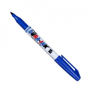 Marker permanent cu cerneală pentru marcaje fine, DURA-INK 15, albastru
