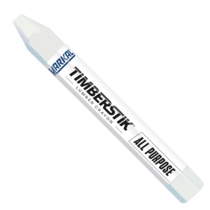 Marker vopsea solida LUMBER CRAYON 200, alb