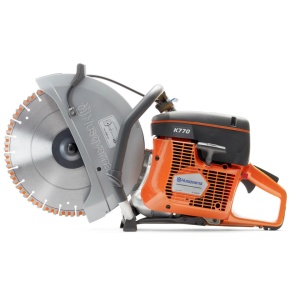 Masina de taiat Husqvarna K 770, disc 300 mm, adancime taiere 100 mm, 3.7 kW, 10 kg