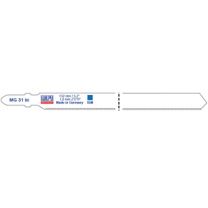 MG 31 BI Panza Bi-Metal pentru fierastrau vertical, prindere T, pentru metal / 2 bucati, DIM 132 x 9.8 x 1.0 mm
