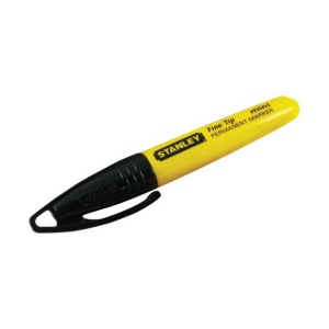 Mini marker Stanley 1-47-324, cu varf subtire, negru