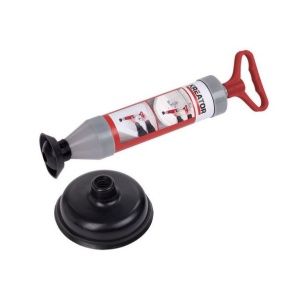 Pompa vacuum Kreator KRT563005, tip piston, pentru desfundat tevi, cu ventuza din cauciuc
