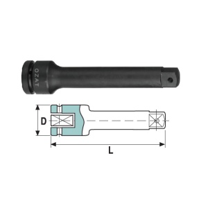 Prelungitor de impact 1/2" 1/2"