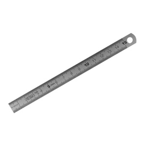 Rigla inox - 100 mm