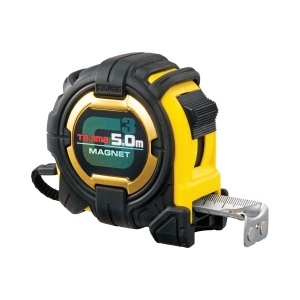 Rulete bimaterial TAJIMA G-3LOCK, cu magnet - 8 m