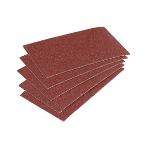 Set 5 foi abrazive Easy fix Wolfcraft 2960000, granulatie 60, 70x125 mm, lemn, metal, plastic