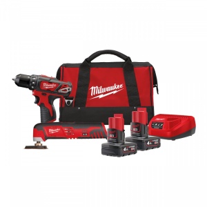 Set scule cu acumulatori Milwaukee M12 BPP2D-402B