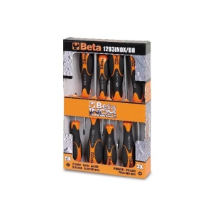 Set surubelnite combinate inox, 8 piese INOX 1293INOX/D8