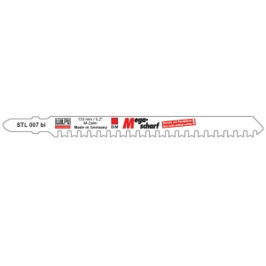 STL 007 BI Panza Bi-Metal pentru fierastrau vertical, prindere T, multimaterial / 5 bucati, DIM 133 x 9.6 x 1.27 mm
