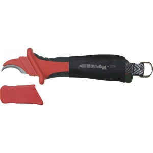 AD730367 Cutter curbat izolat la 1000 V cu inel pentru carabiniera, L - 180 mm - AD730367