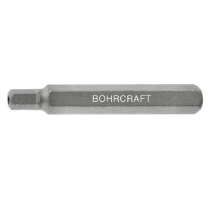 Bit cu profil hexagonal cu gaura (pentru pin de siguranta) prindere hexagonala 10 mm Forma C10, HEX SW 10,0