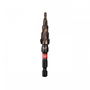Burghie în trepte SHOCKWAVE™ IMPACT DUTY Milwaukee ShW 4 to 12 mm, 2 mm steps