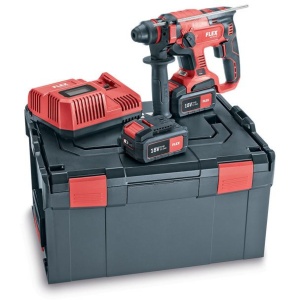 Ciocan rotopercutor Flex CHE 18.0-EC/5.0 SET, SDS Plus, 18 V, 5.0 Ah, Li-Ion, 1.7 J, 0-1400 rpm