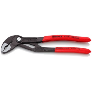 Cleste pentru tevi, KNIPEX Cobra, 1 1/2", lungime 180 mm