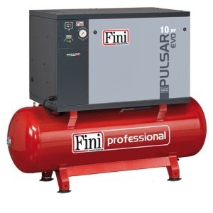 Compresor de aer silentios Fini Pulsar Evo BK120-500-10, 500 l, 7.5 kW, 10 bar, 1080 l/min