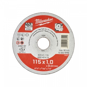 Disc taiat metal/inox Milwaukee - SCS 41 / 115 Seria Contractor