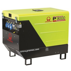 Generator de curent diesel PRAMAC P9000_AVR_CONN_DPP, monofazat, 8.8 kVA, pornire electrica, carcasa insonorizata