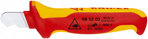 KNIPEX 98 53 03 cuțit de decapare mâner izolator multicomponent, testat de VDE 170 mm