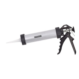 Pistol de aplicat silicon din aluminiu Kreator KRT551004, lungime 225 mm