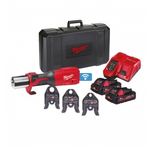 Presă compactă fără perii M18™ FORCE LOGIC™ ONE-KEY™ Milwaukee M18 ONEBLHPT-302C TH-SET, alimentare cu acumulator - echipat
