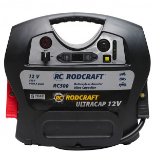 Robot pornire BOOSTER 12V 500F - Rodcraft RC500, curent pornire 1800 A