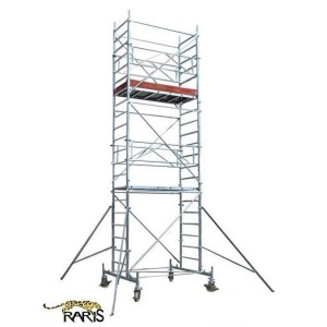 Schele , profesionale, mobile, din aluminiu, cu suprafata podina 2,0x0,7m, Hlucrumax: 4.3-14.3m, tip U2,0