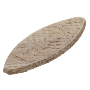 Set 50 placute din lemn pentru imbinare, tip biscuite nr. 10 Wolfcraft 2922000 dimensiuni 55x19x4 mm, pentru materiale cu grosimi cuprinse intre 13-15 mm