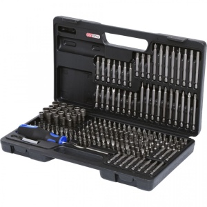 Set biti KS TOOLS, prindere 1/4", 208 piese