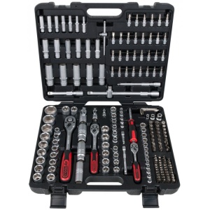 Set chei tubulare 1/4" + 3/8" + 1/2", KS TOOLS, 195 piese