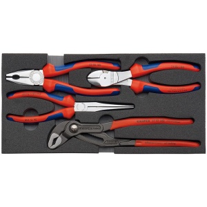 Set de clești KNIPEX în tavă de spumă