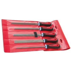 Set pile cu maner in husa - 5 scule