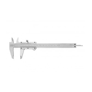 Subler mecanic cu surub, de 200 mm, 0,02 mm, reglare fina si indicator adancime